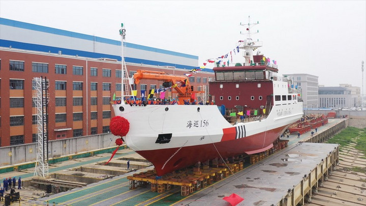 จีนทดสอบ ‘เรือรักษาทุ่น’ พร้อมฟังก์ชันตัดน้ำแข็งลำแรกของประเทศ | XinhuaThai