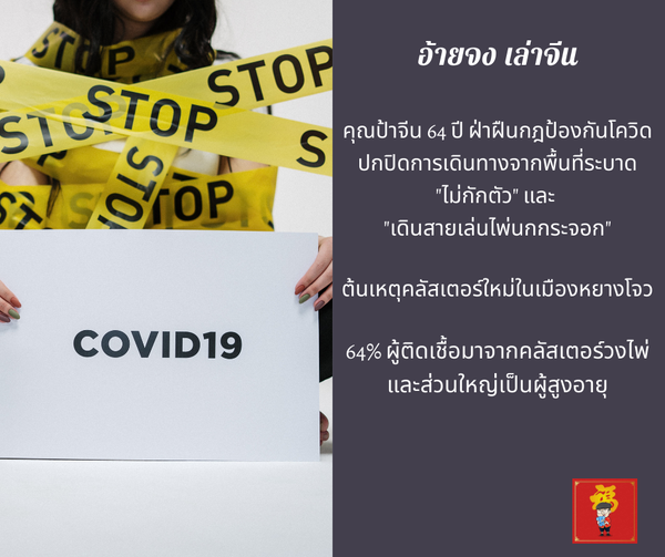 อย่าหาทำ !!! คุณป้าชาวจีนวัย 64 ปี ฝ่าฝืนกฎป้องกันโควิด ปกปิดการเดินทางจากพื้นที…