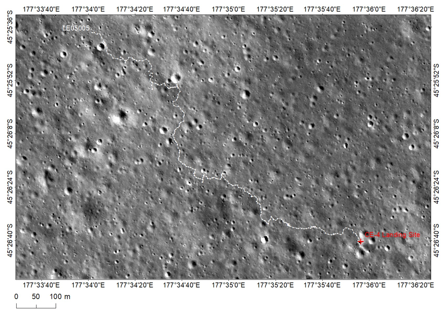 ภาพถ่ายล่าสุดบนดวงจันทร์จาก อวี้ทู่-2 พร้อมอวยพรปีใหม่