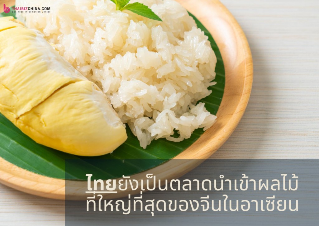 ไทยยังเป็นตลาดนำเข้าผลไม้ที่ใหญ่ที่สุดของจีนในอาเซียน – thaibizchina